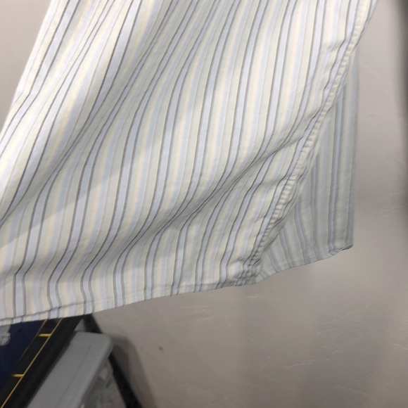 Concepts by Claiborne blue stripe button down dress shirt size 2XLT - Picture 5 of 10